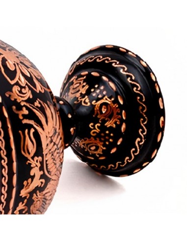 Handmade Modern Engraving Copper But Bowl HC-1106 zi3