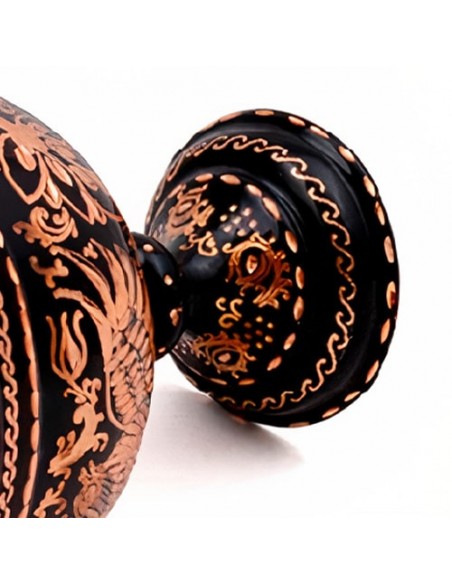 Handmade Modern Engraving Copper But Bowl HC-1106 zi3