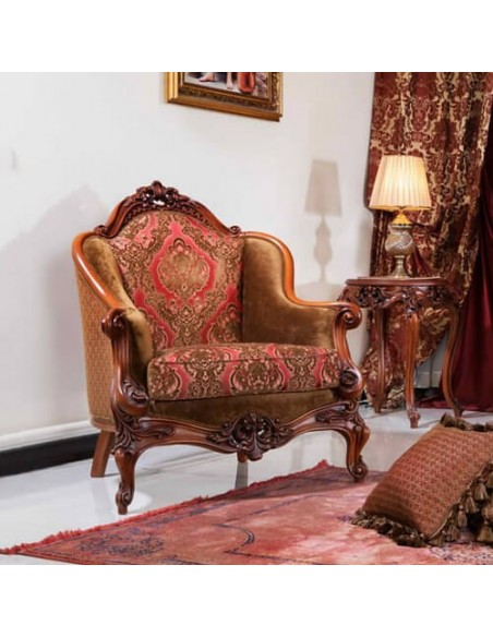 classic floral wood carving accent chair classic floral wood carving accent chair