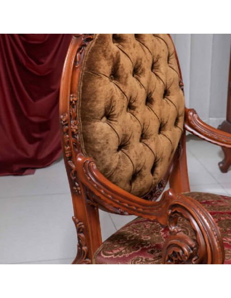 classic floral wood carving armchair classic floral wood carving armchair