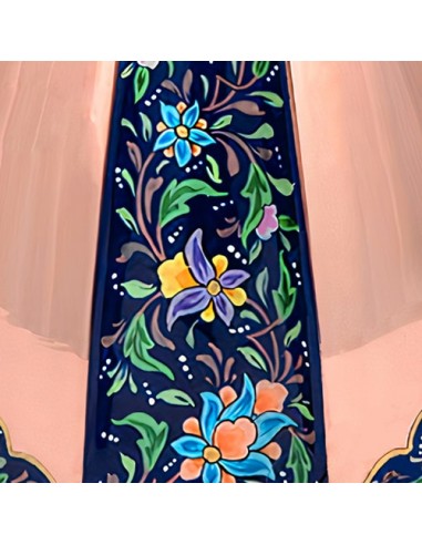 Persian Hand-Painted Modern Minakari Copper Vase HC-1110 zi2