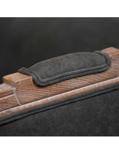 black woodcarving sofa - arm