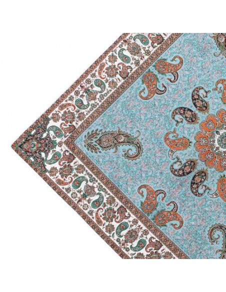 Silk Handmade Cashmere Tablecloth Set | Persian chashmere