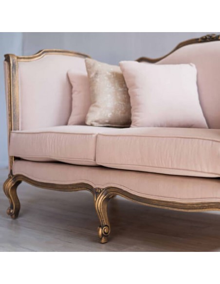 beige woodcarving cabriole sofa - details beige woodcarving cabriole sofa - details