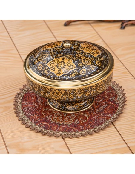 Hand-Painted Modern Meenakari Candy Bowl HC-1123 id1