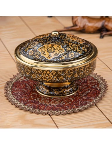 Hand-Painted Modern Meenakari Candy Bowl HC-1123 id2