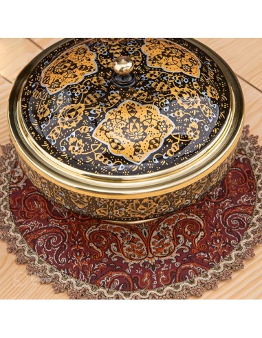 Hand-Painted Modern Meenakari Candy Bowl HC-1123 zi