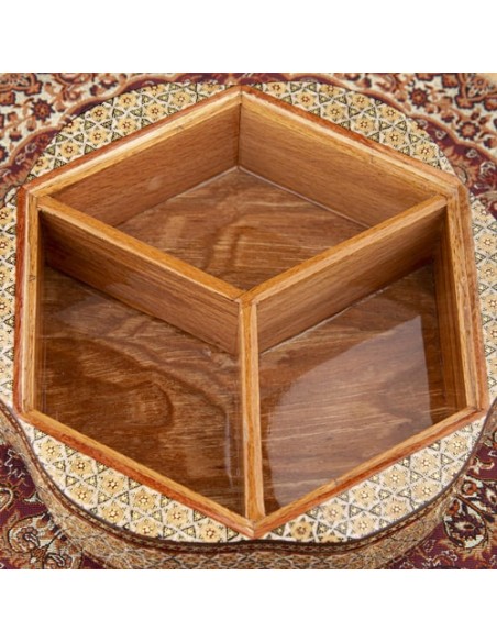 Handmade Wood Inlay Decorative Candy Bowl HC-1126 zi4 Handmade Wood Inlay Decorative Candy Bowl HC-1126 zi4