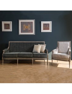 cream carved wood sofa 2