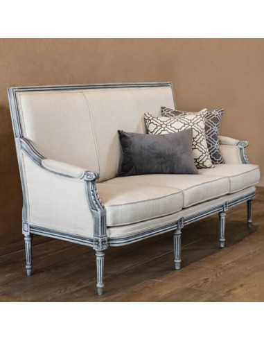 cream carved wood sofa lateral