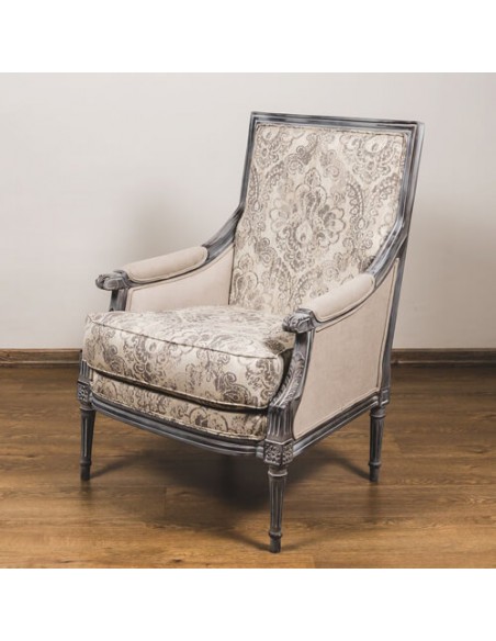 patterned cream carved wood accent chair patterned cream carved wood accent chair
