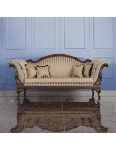 classic carved wood sofa