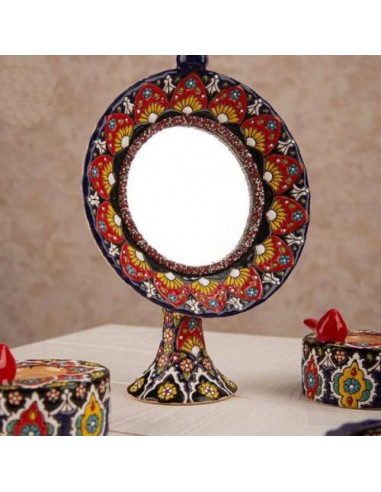 Persian Enamel Dish Set | Iranian Enameling | Persian Handicraft