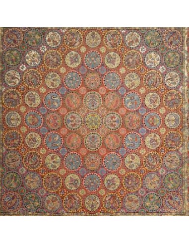 Hashemi Cashmere Tablecloth, Haft Khan Design | Persian Termeh