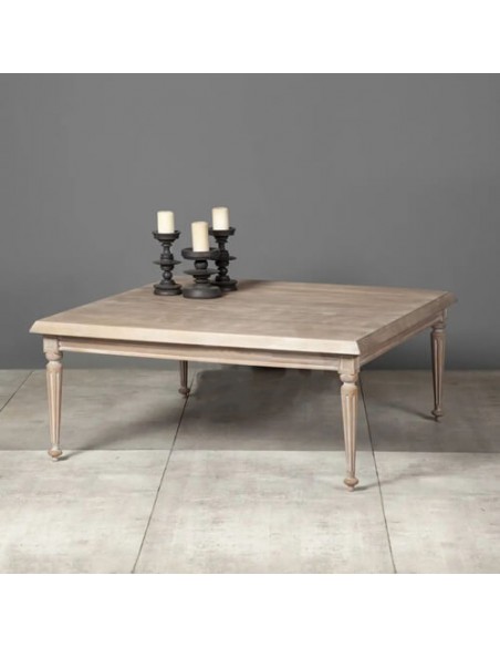 ivory wooden coffee table