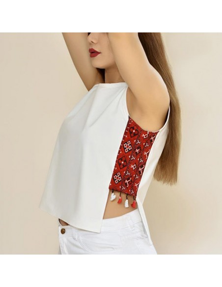 Buy women's needlework tops with the best quality & reasonable price