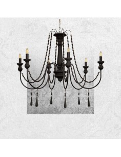 black wooden beaded chandelier.jpg