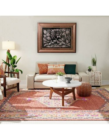 Wall Hanging Hand-Engraved (toreutics) Cooper With Inlaid Frame