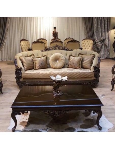 luxury biscotti carved wood sofa luxury biscotti carved wood sofa