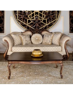 classic rolled arm cream sofa