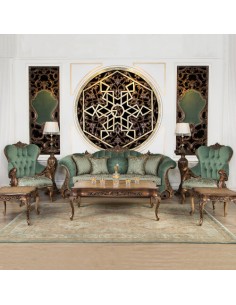 sage green floral sofa 2