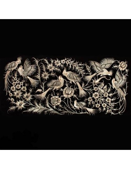 Copper Hand Engraved Wall Hanging With Inlaid Frame | Handicrafts