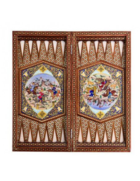 Handmade wooden Chessboard And Backgammon Set | Cyruscrafts