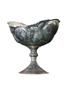Hand Engraving Silver candy Dish | Iranian Handicraft | Art Lovers