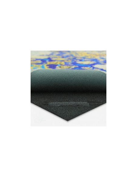 Double Layer Modern Fantasy Calligraphy Rug Rc-288 back view