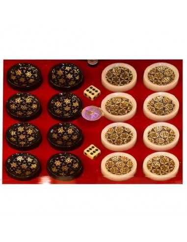 Handmade Chessboard & Backgammon Set | Decorative Backgammon