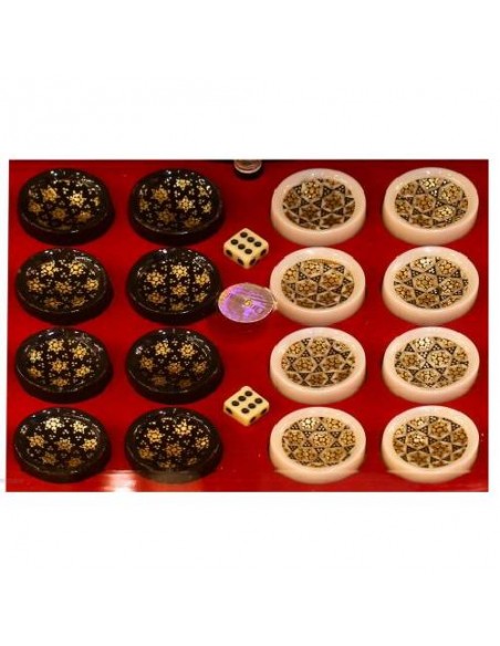 Handmade Chessboard & Backgammon Set | Decorative Backgammon