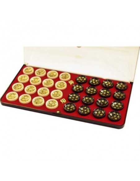 Handmade Chessboard & Backgammon Set | Decorative Backgammon