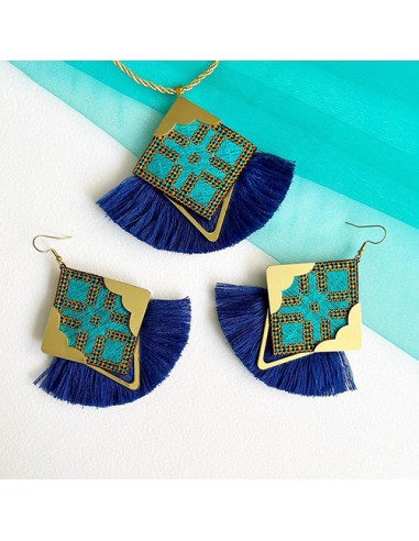 golden-pool-necklace-&-earrings-set