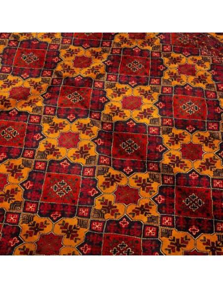 Persian Hand-knotted Red Rug Rc-290 pattern