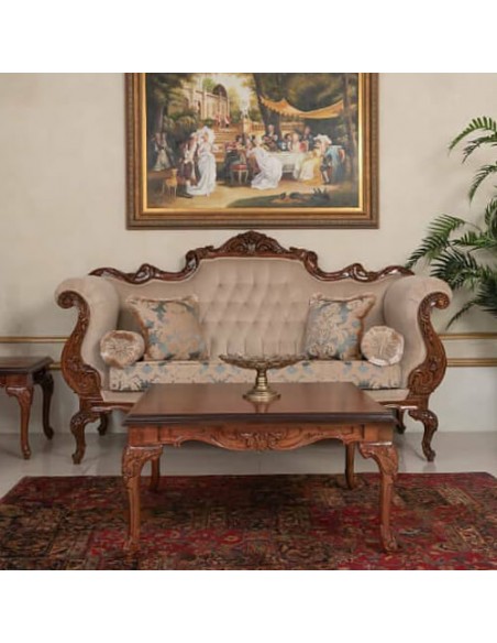 Modern sofa in beige Modern sofa in beige