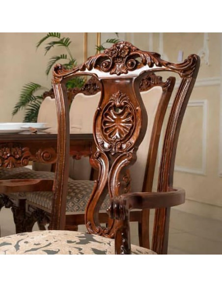 Modern wooden armchair - details