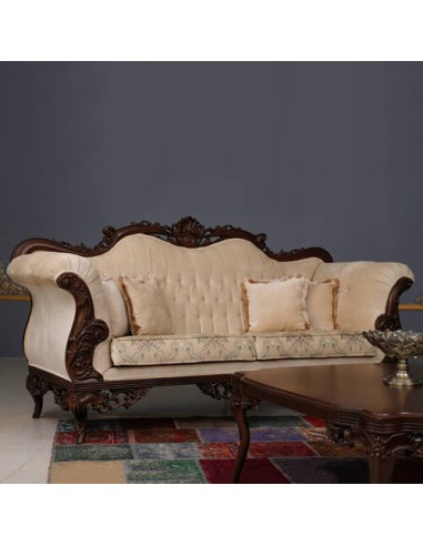 Durable Handmade Wooden Sofa