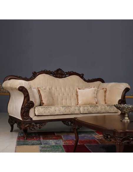 Durable Handmade Wooden Sofa