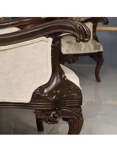 Durable Handmade Wooden armchair - details