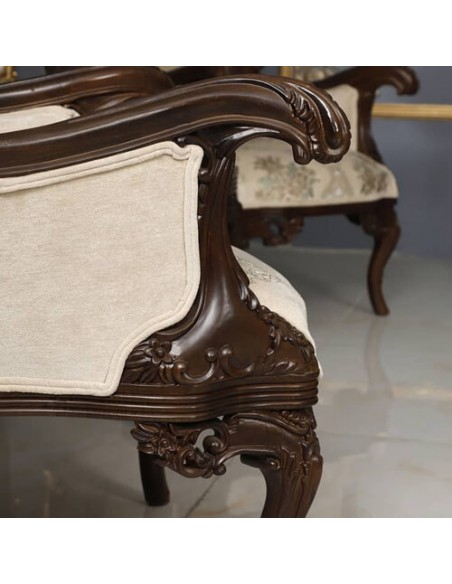Durable Handmade Wooden armchair - details