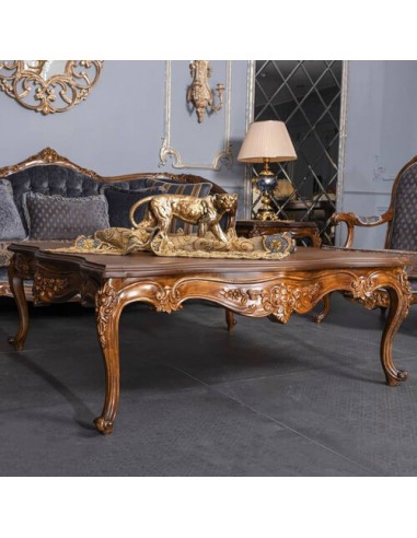 Wooden Curved coffee table