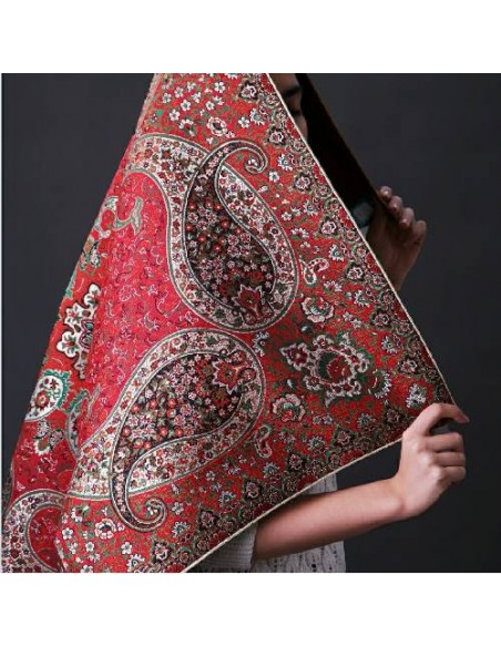 Iranian Handmade Silk-Cashmere Tablecloth | The Best Handicrafts Price