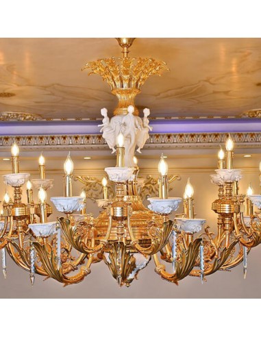 classic brass chandelier