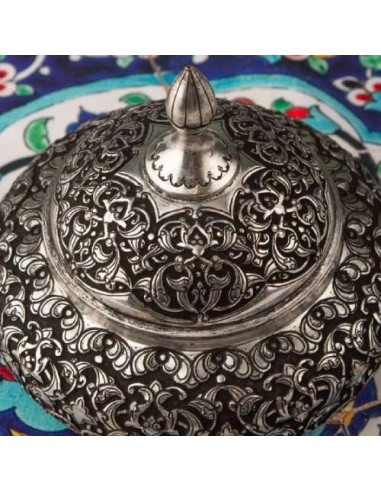 Iranian Handicrafts Hand Engrave Dish | Copper Candy And Nut Bowl