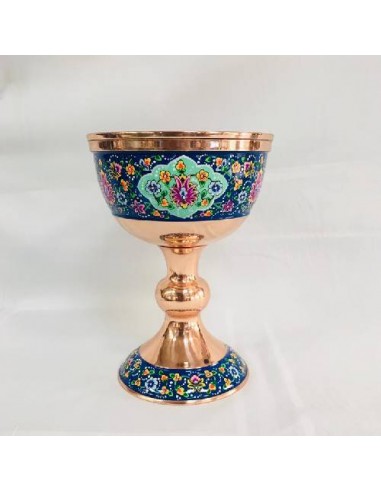 Persian Handicrafts copper Dish | Enamel copper Candy Bowl