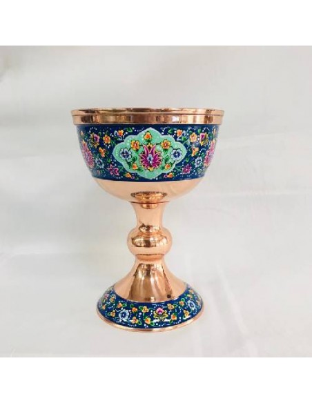 Persian Handicrafts copper Dish | Enamel copper Candy Bowl