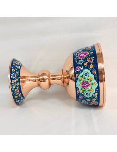 Persian Handicrafts copper Dish | Enamel copper Candy Bowl