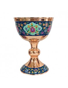 Persian Handicrafts copper Dish | Enamel copper Candy Bowl