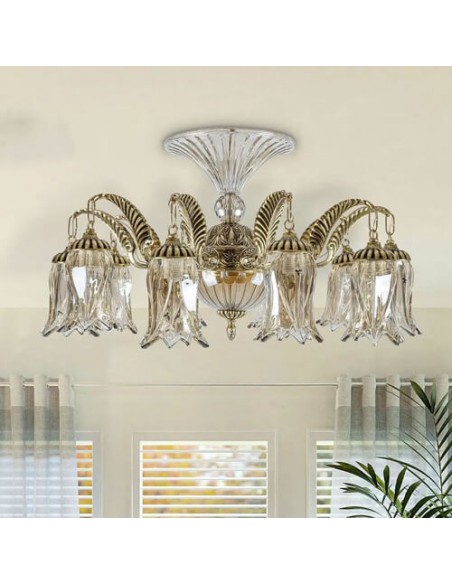 Antique Crystal Chandelier