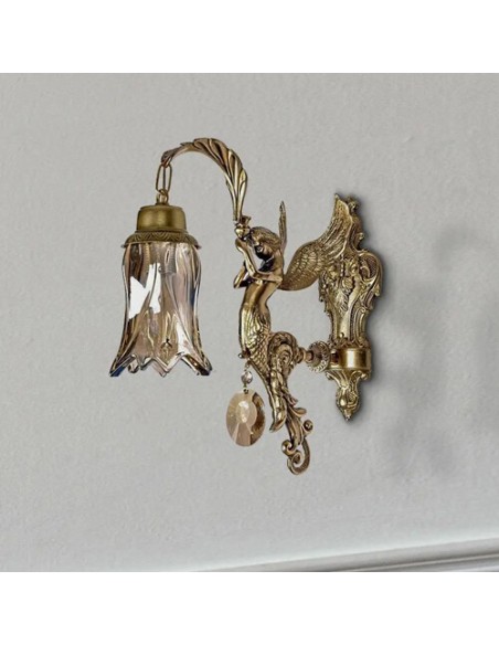 Brass Wall Sconce Light